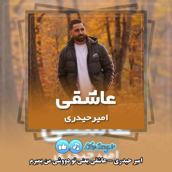 دانلود آهنگ امیر حیدری عاشقی یعنی تو دووشی من بمیرم